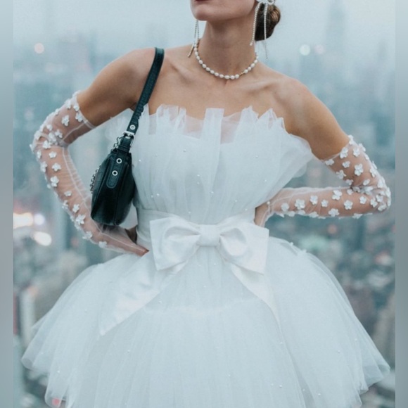 Untamed Petals by Amanda Judge - Arlington Pearl Mini Dress - XS - Picture 3 of 13